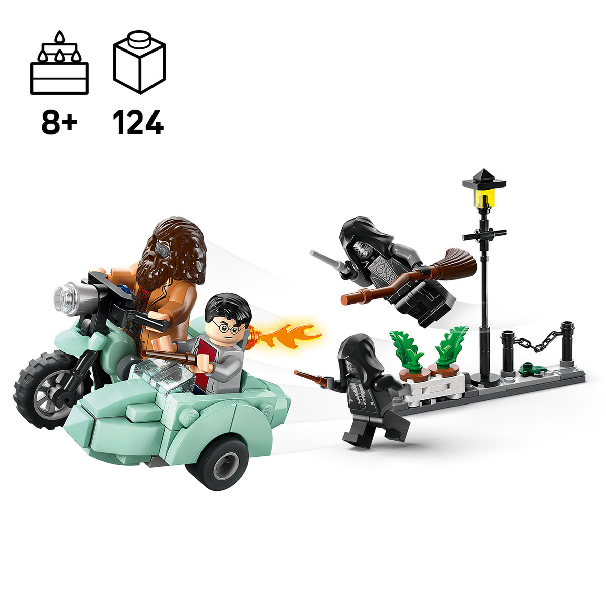 LEGO Harry Potter 76459 Hagrids und Harrys Flucht aus dem Ligusterweg