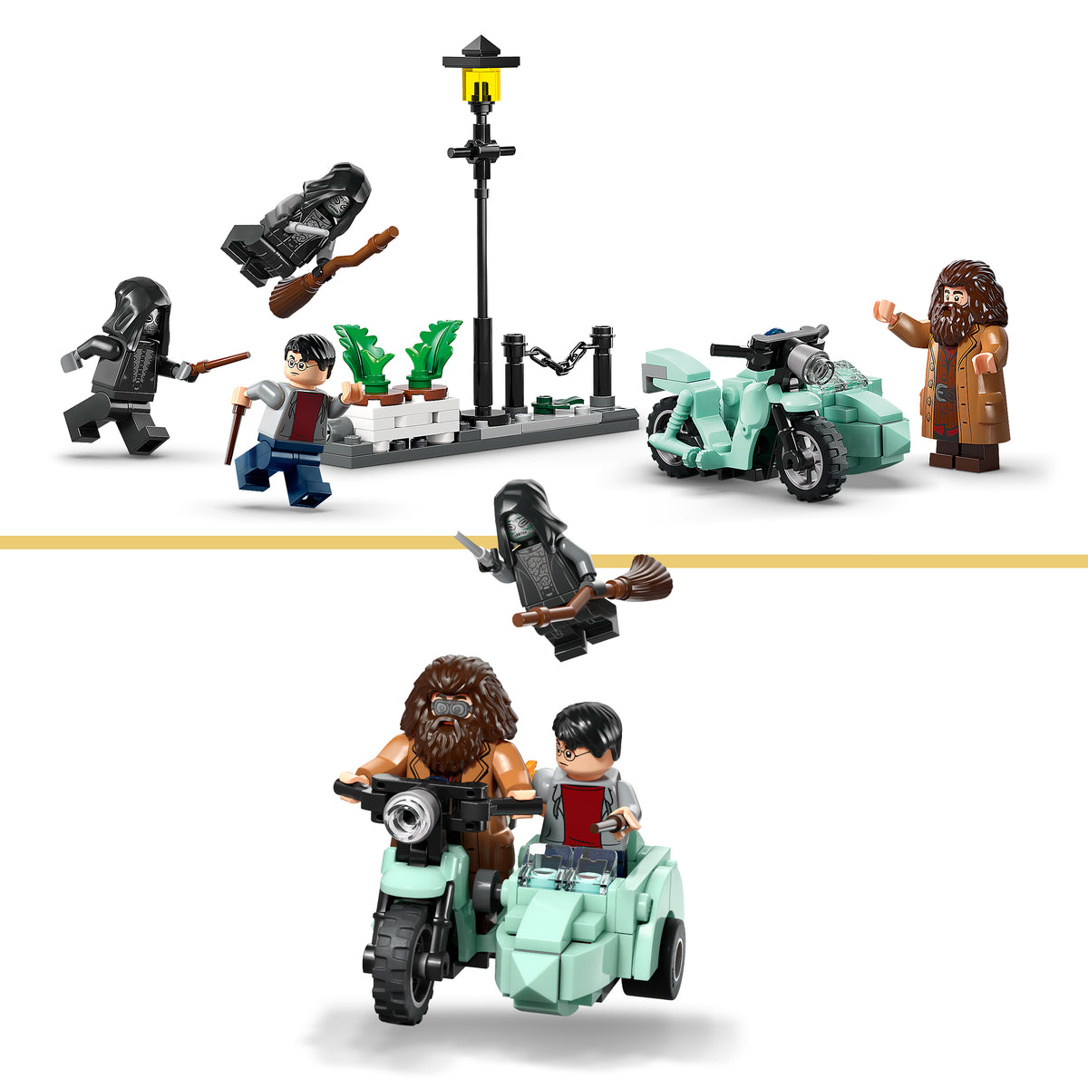 LEGO Harry Potter 76459 Hagrids und Harrys Flucht aus dem Ligusterweg