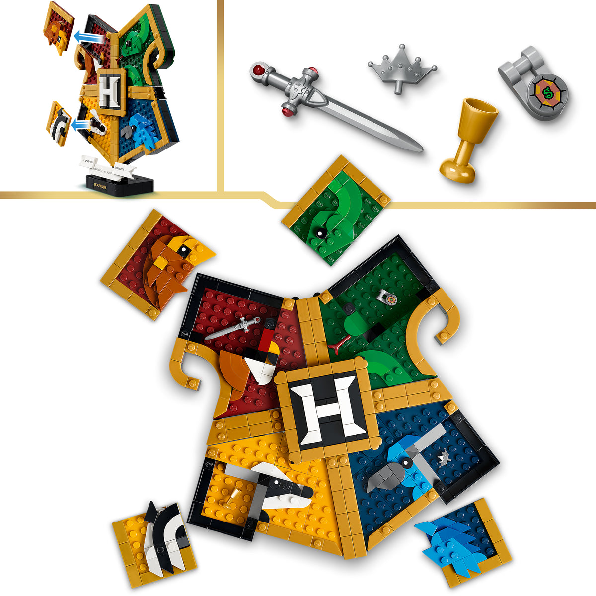 LEGO Harry Potter 76462 Hogwarts Hauswappen