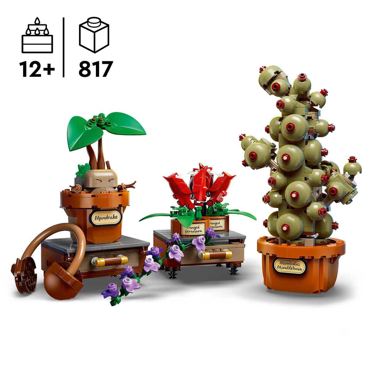 LEGO Harry Potter 76474 Schloss Hogwarts: Kräuterkunde-Pflanzen