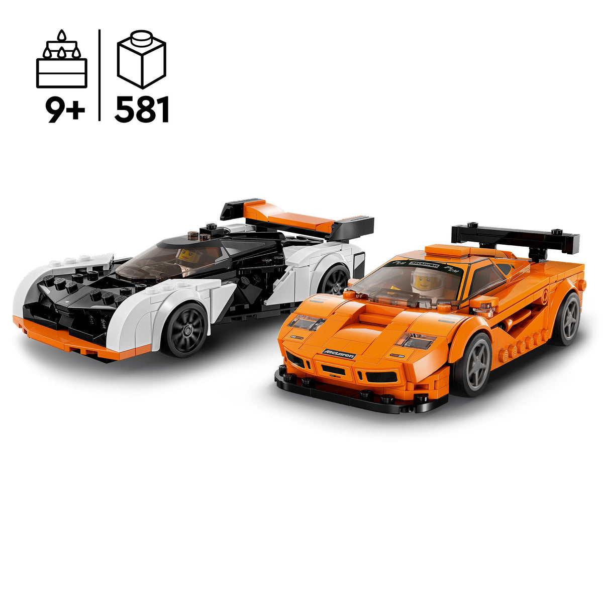LEGO Speed Champions 76918 McLaren Solus GT & McLaren F1 LM