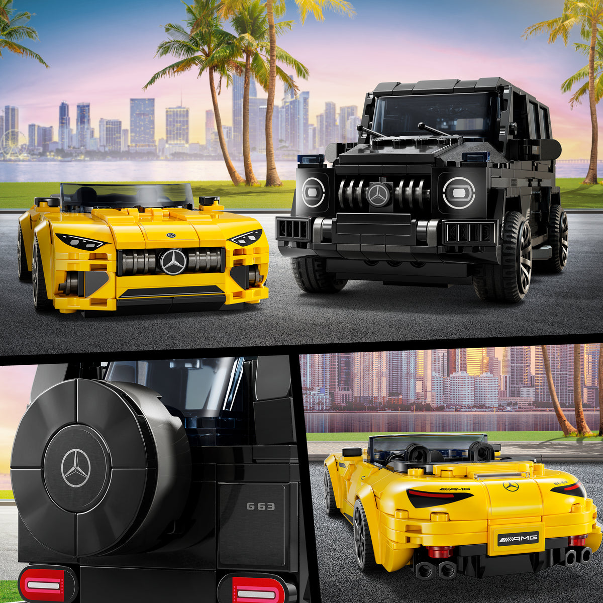 LEGO Speed Champions 76924 Mercedes-AMG G 63 & Mercedes-AMG SL 63