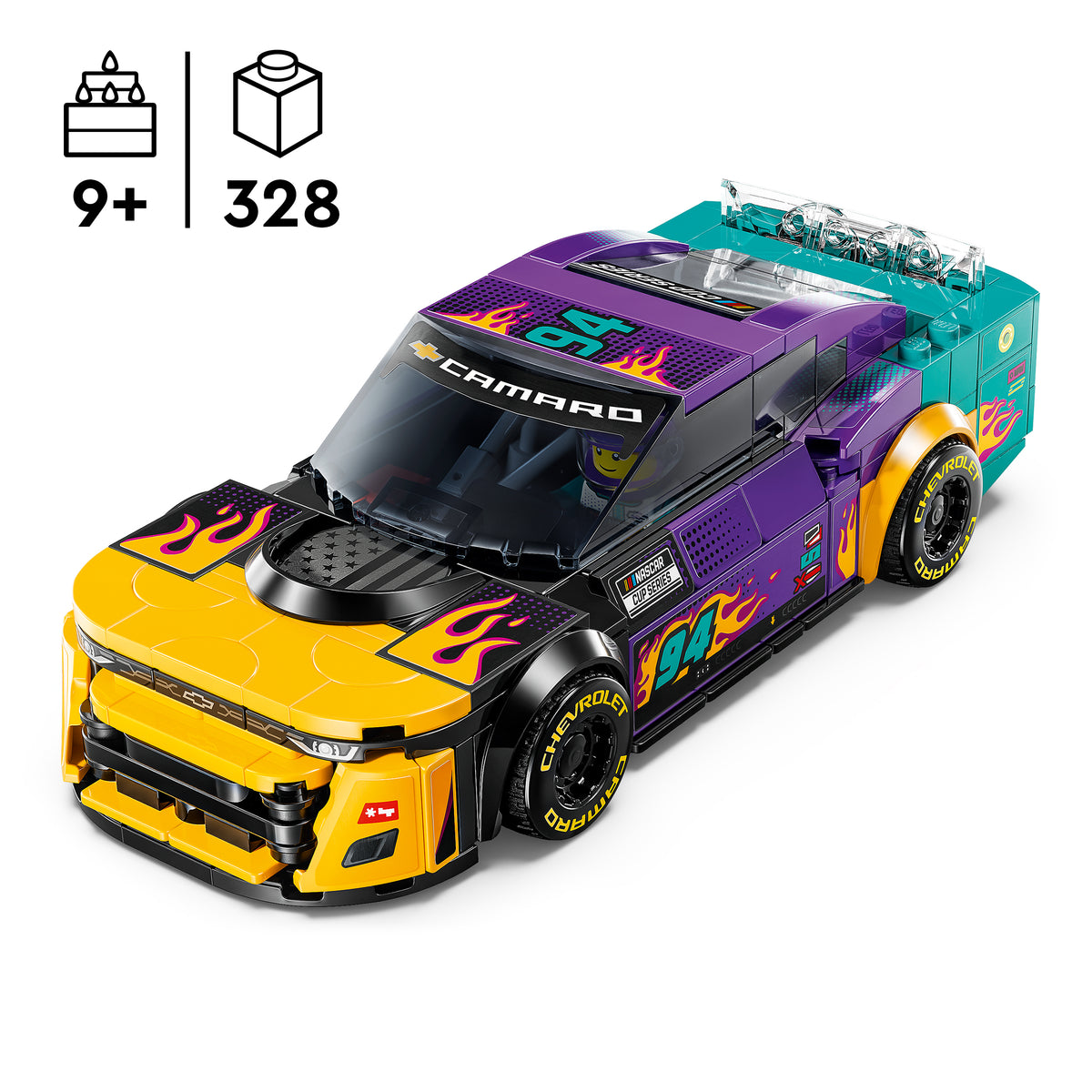 LEGO Speed Champions 76935 NASCAR Next Gen Chevrolet Camaro ZL1