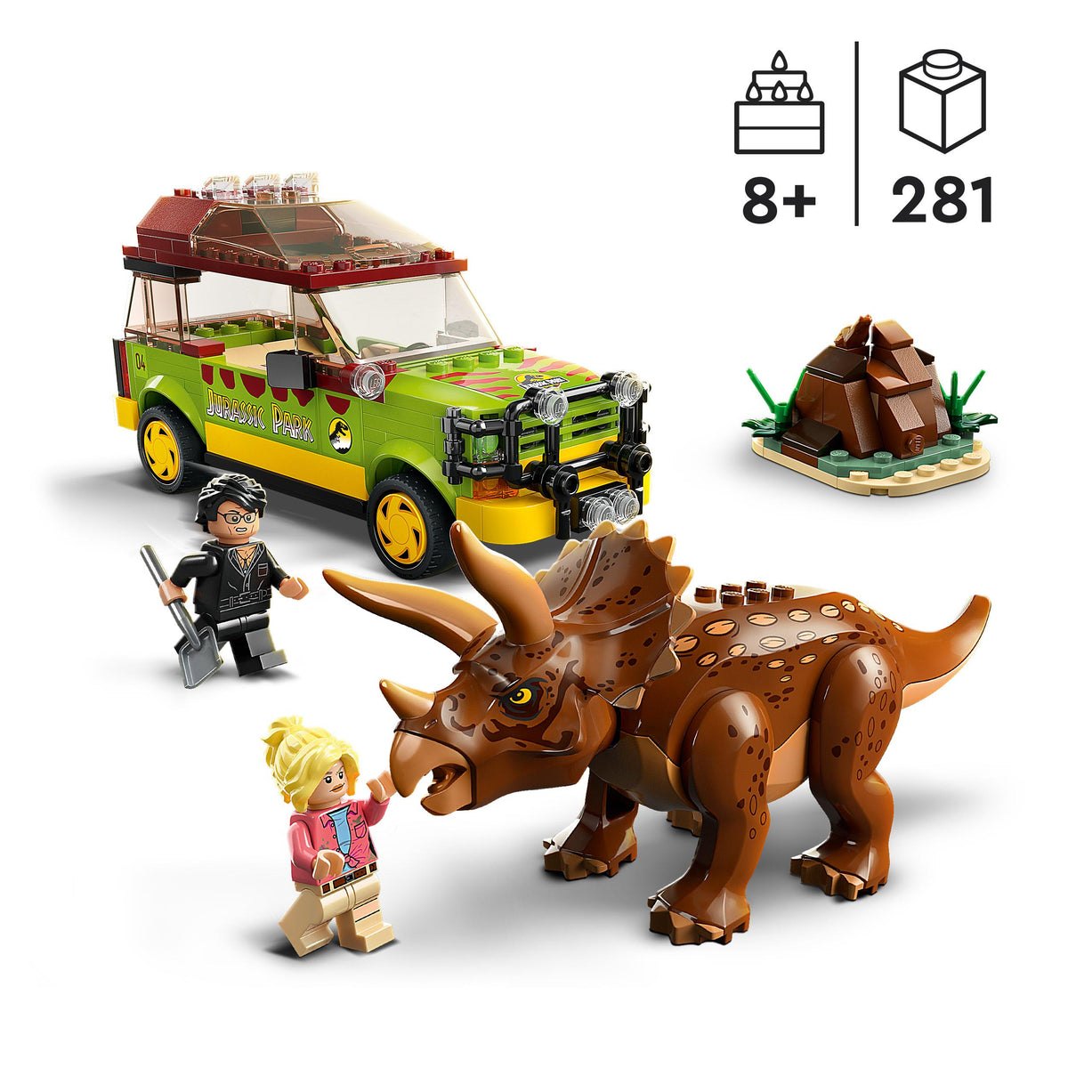 LEGO Jurassic Park 76959 Triceratops-Forschung