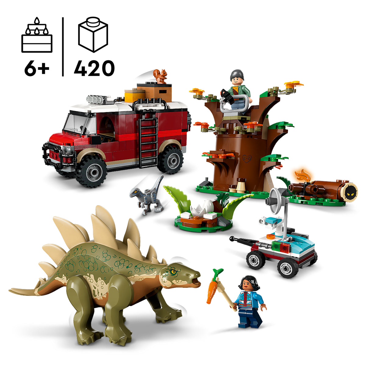 LEGO Jurassic World 76965 Dinosaurier-Missionen: Entdeckung des Stegosaurus