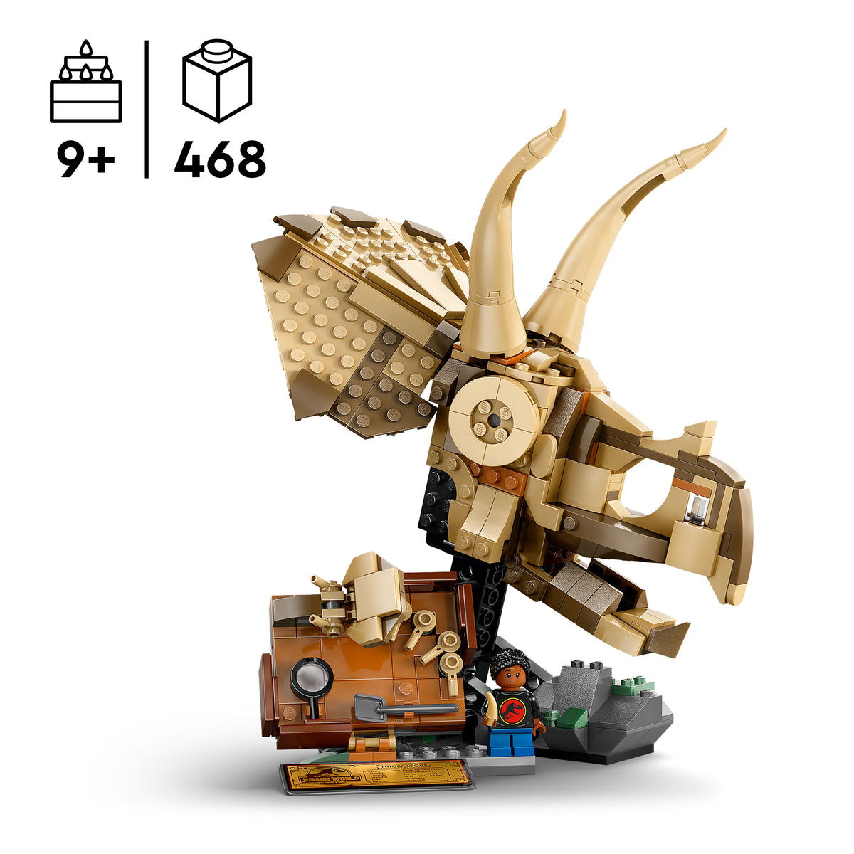 LEGO Jurassic World 76969 Dinosaurier-Fossilien: Triceratops-Schädel