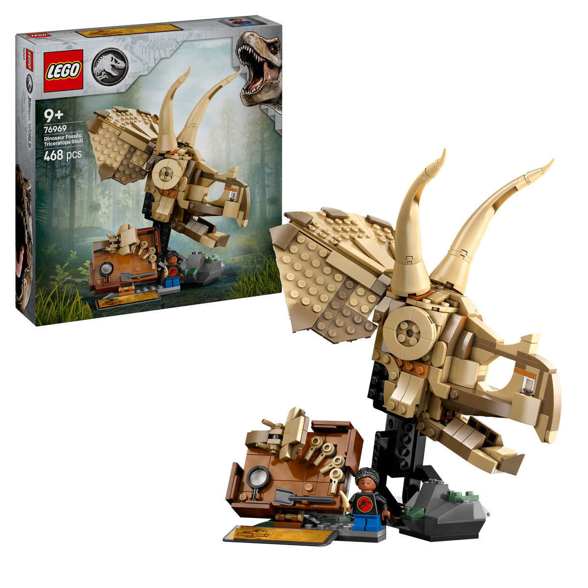 LEGO Jurassic World 76969 Dinosaurier-Fossilien: Triceratops-Schädel