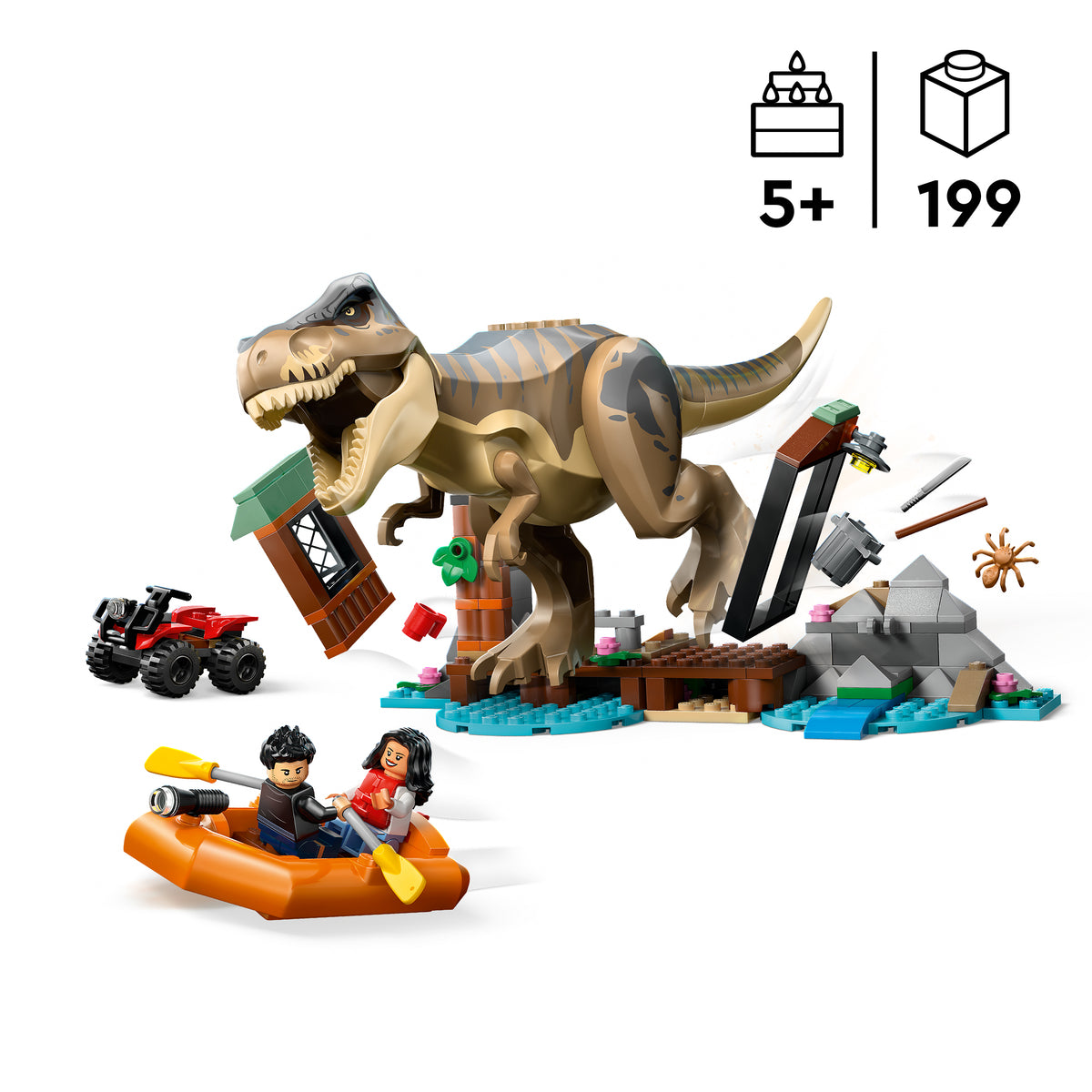 LEGO Jurassic World 76975 Flucht vor dem T.Rex