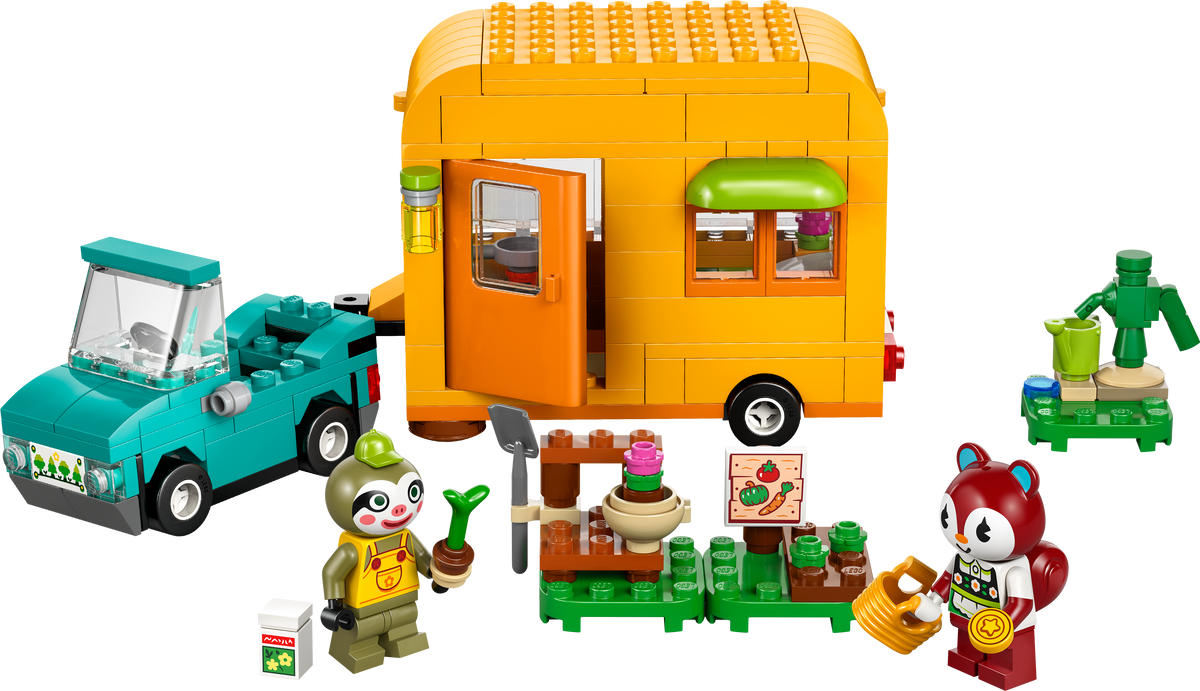 LEGO Animal Crossing 77054 Gerds Wohnwagen & Gärtnerei