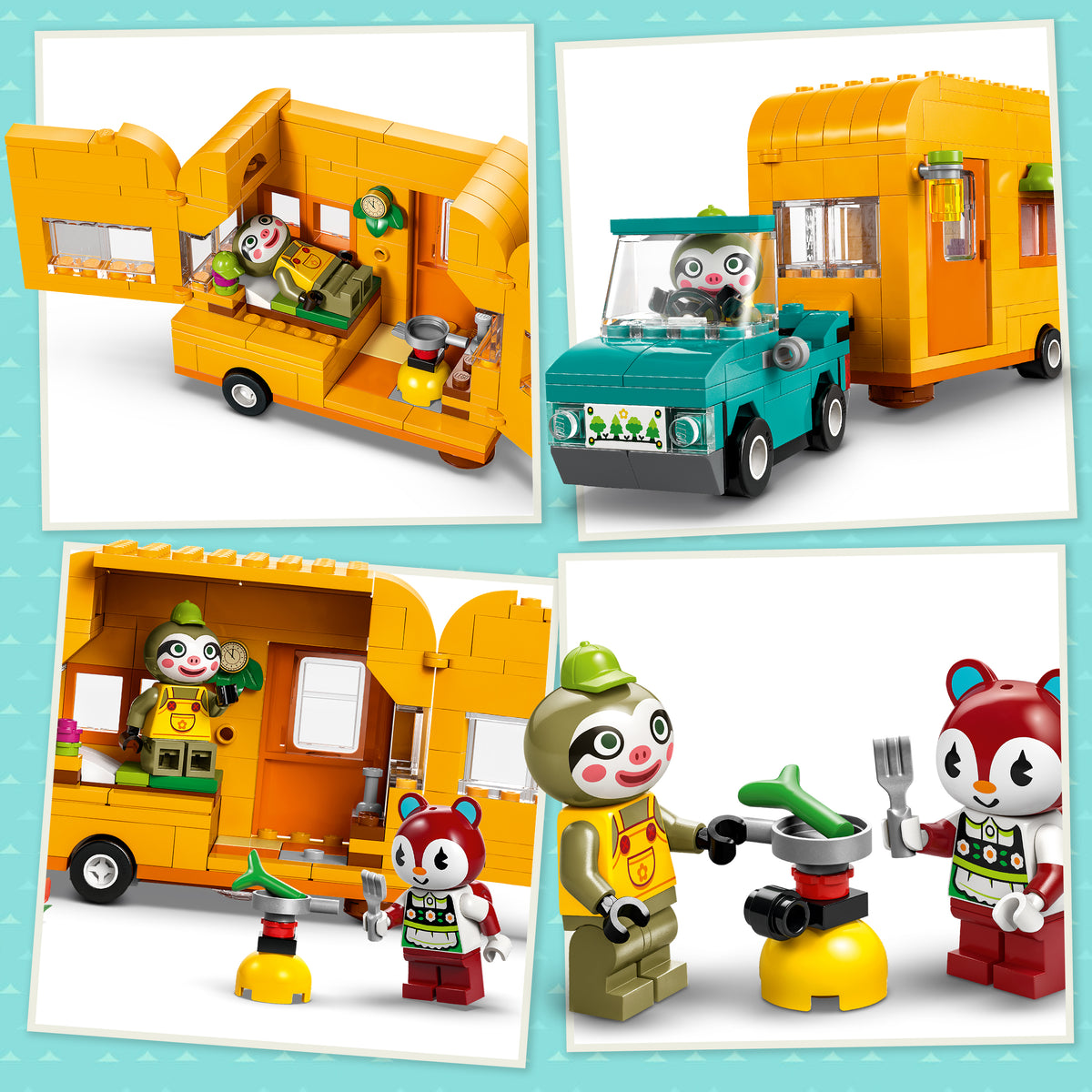 LEGO Animal Crossing 77054 Gerds Wohnwagen & Gärtnerei