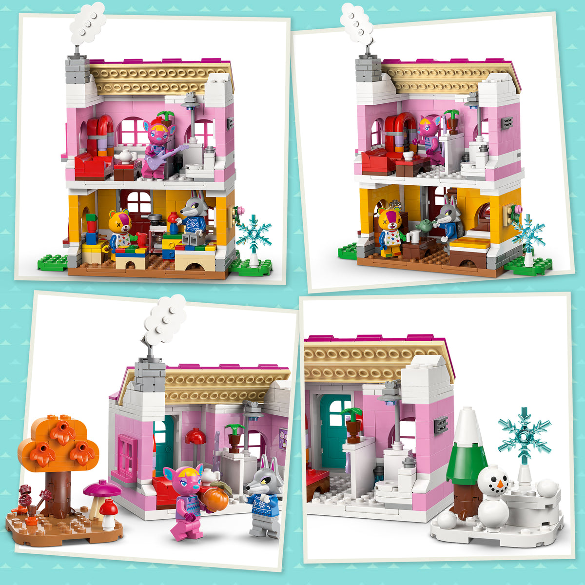 LEGO Animal Crossing 77057 Kreative Häuser: Jahreszeiten Voller Spaß