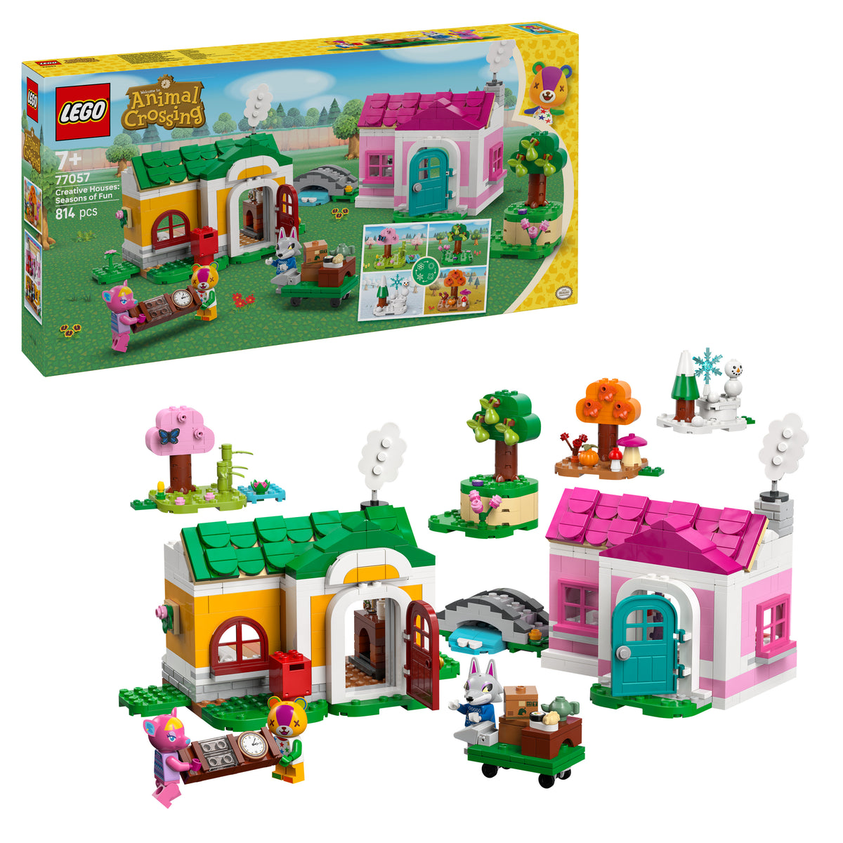 LEGO Animal Crossing 77057 Kreative Häuser: Jahreszeiten Voller Spaß