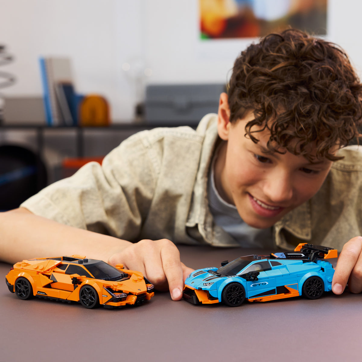 LEGO Speed Champions 77238 Lamborghini Revuelto und Huracán STO
