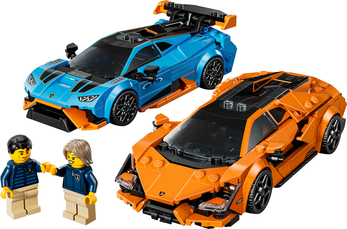 LEGO Speed Champions 77238 Lamborghini Revuelto und Huracán STO