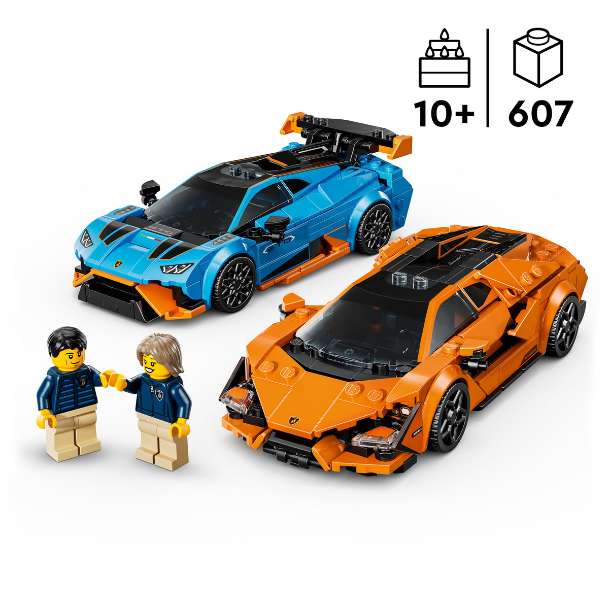 LEGO Speed Champions 77238 Lamborghini Revuelto und Huracán STO