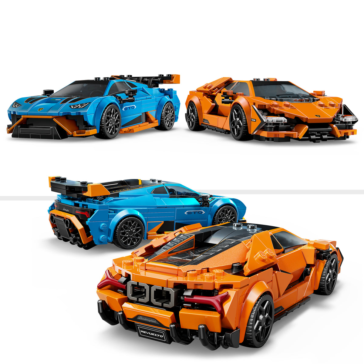 LEGO Speed Champions 77238 Lamborghini Revuelto und Huracán STO