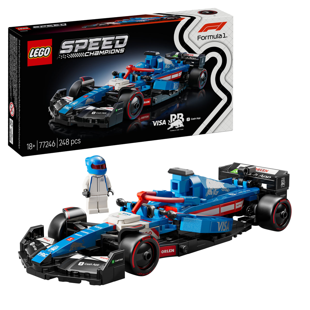 LEGO Speed Champions 77246 Visa Cash App RB VCARB 01 F1