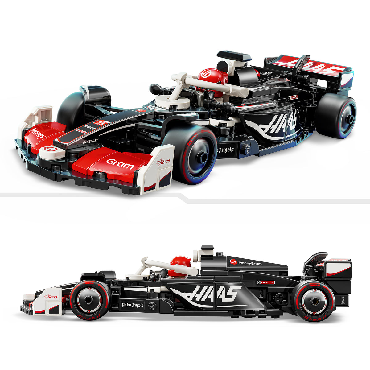 LEGO Speed Champions 77250 MoneyGram Haas F1 Team VF-24