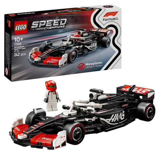 LEGO Speed Champions 77250 MoneyGram Haas F1 Team VF-24