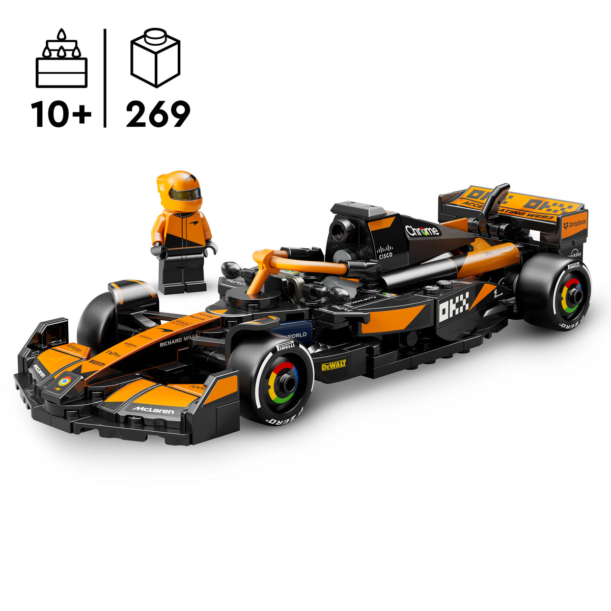 LEGO Speed Champions 77251 McLaren F1 Team MCL38