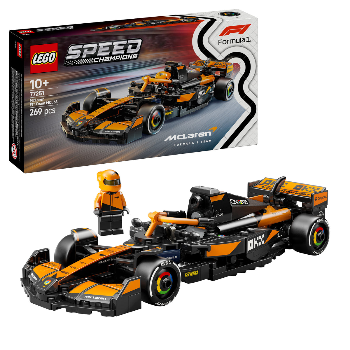 LEGO Speed Champions 77251 McLaren F1 Team MCL38
