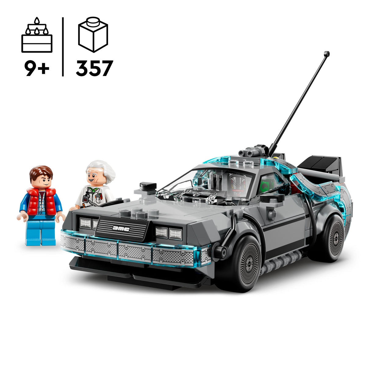 LEGO Speed Champions 77256 Zeitmaschine aus Zurück in die Zukunft