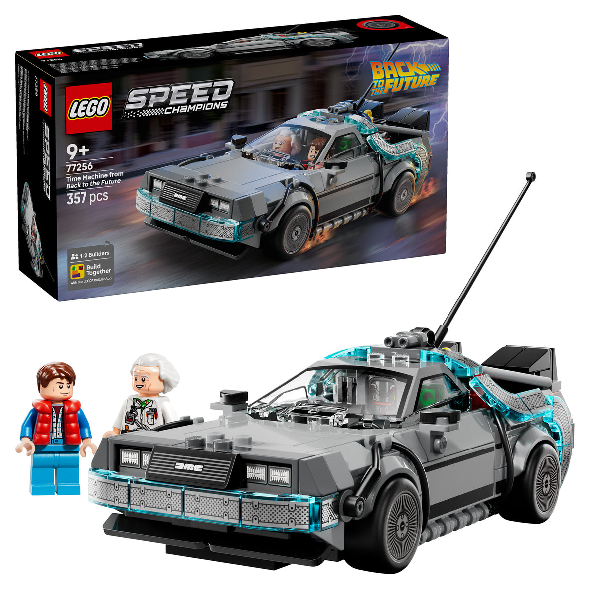 LEGO Speed Champions 77256 Zeitmaschine aus Zurück in die Zukunft