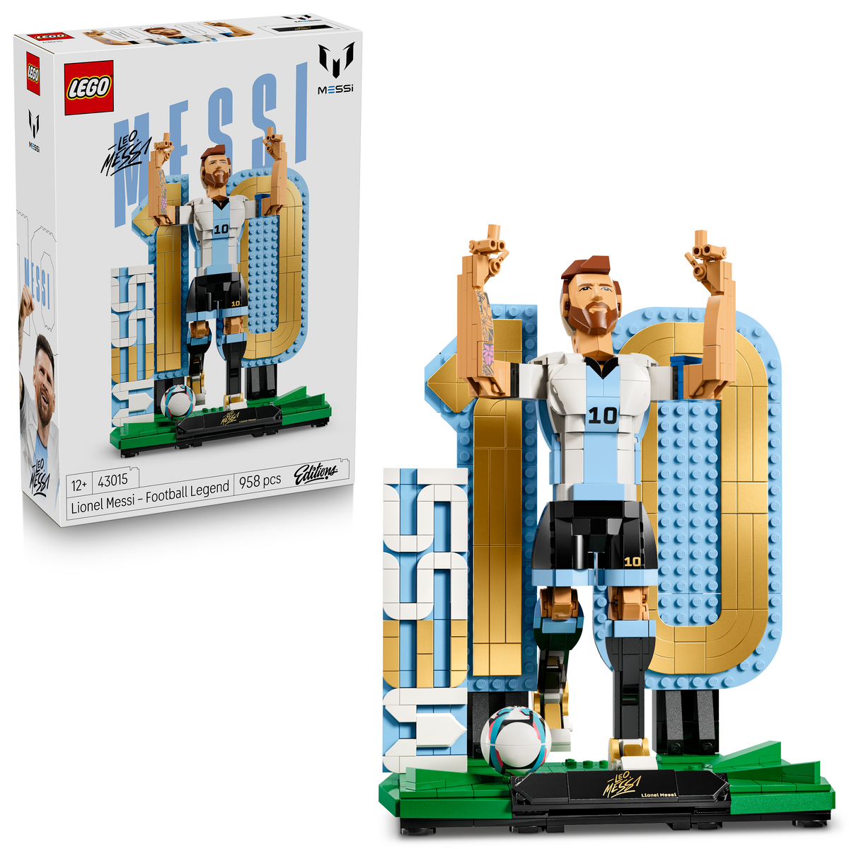 LEGO Editions 43015 Lionel Messi - Fußballlegende