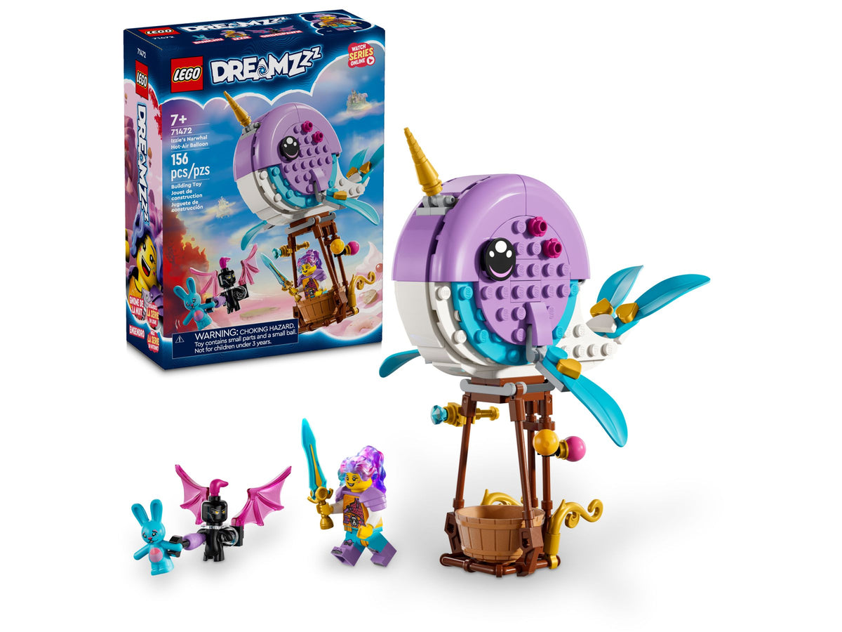 LEGO Dreamzzz 71472 Izzies Narwal-Heißluftballon
