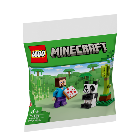 LEGO Polybag 30672 Steve mit Baby-Panda