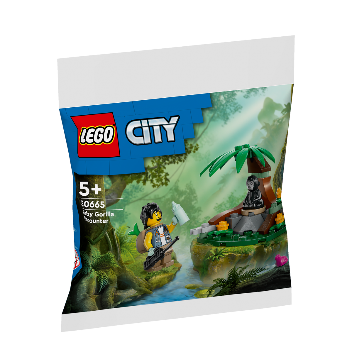 LEGO Polybag 30665 Dschungelforscher mit Baby-Gorilla